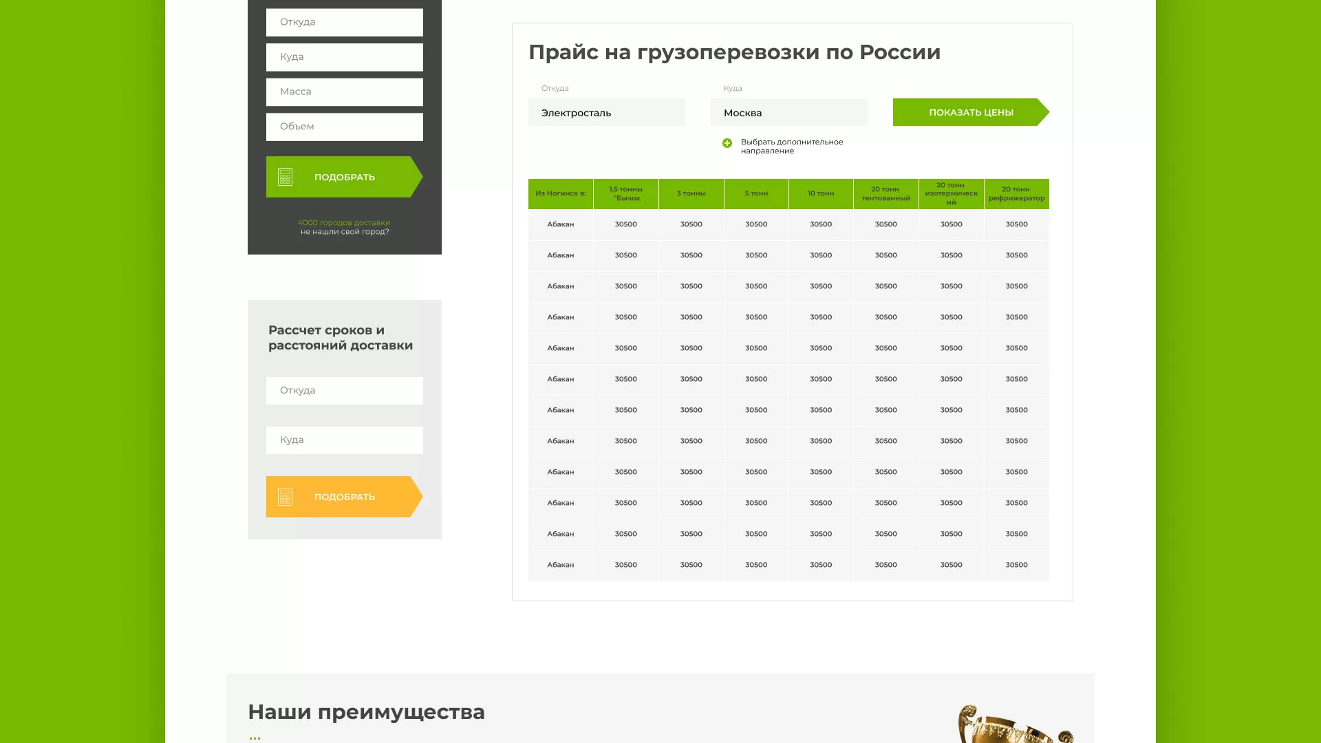 Разработка логотипа и сайта компании «Инком-Логистика» в Дзержинске