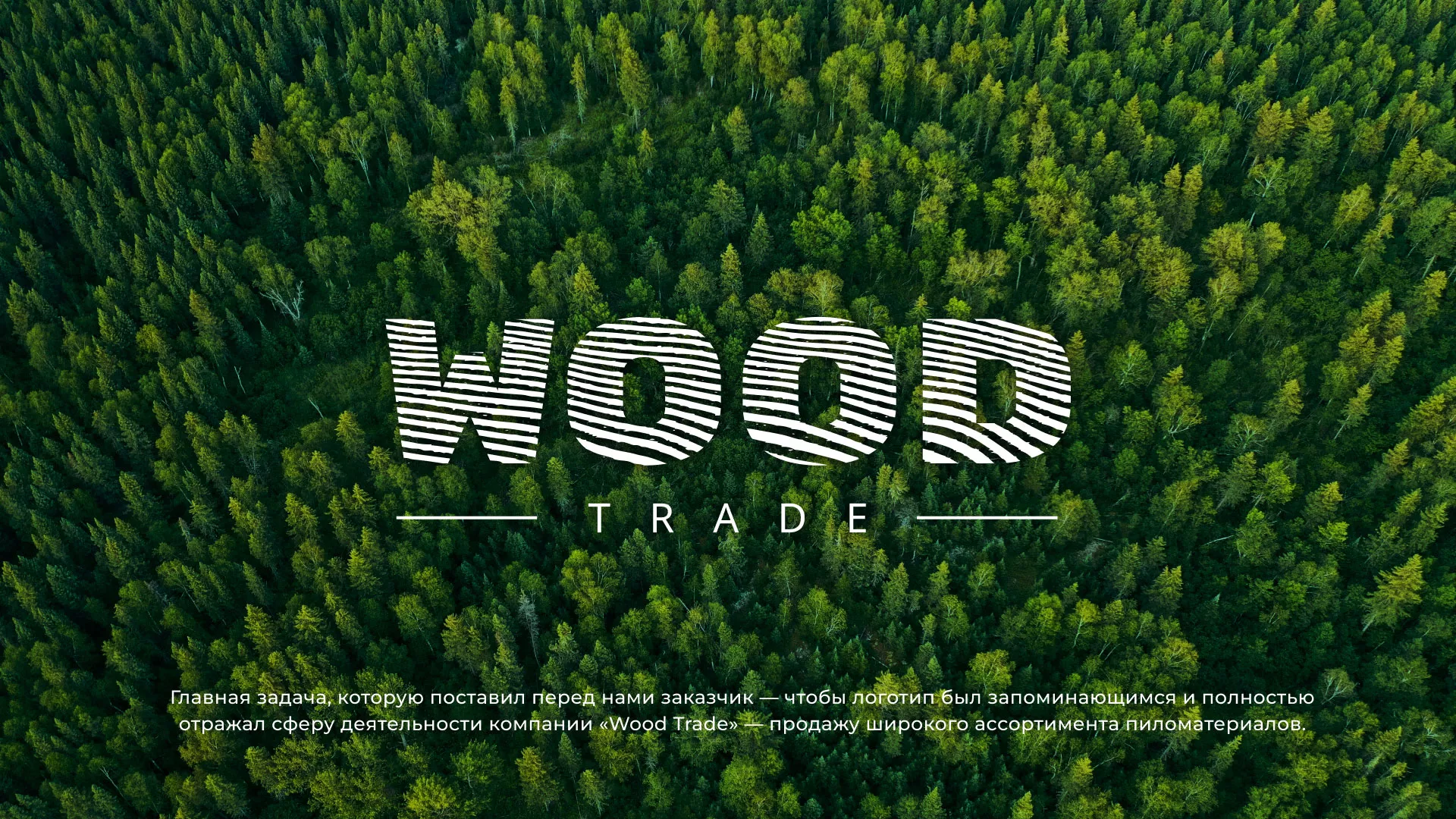 Разработка логотипа для компании «Wood Trade» в Дзержинске