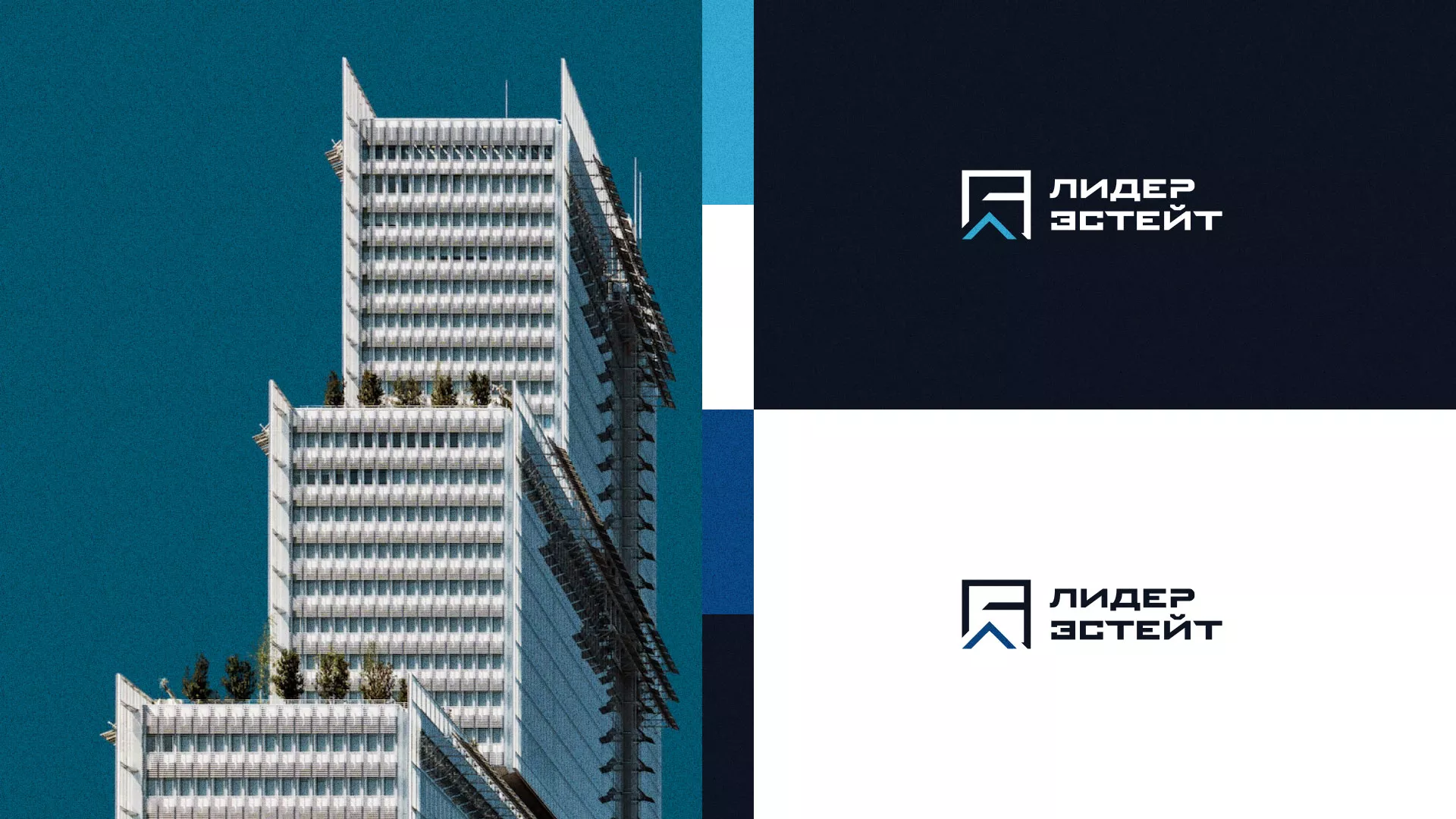 Разработка логотипа агентства недвижимости «Лидер Эстейт» в Дзержинске